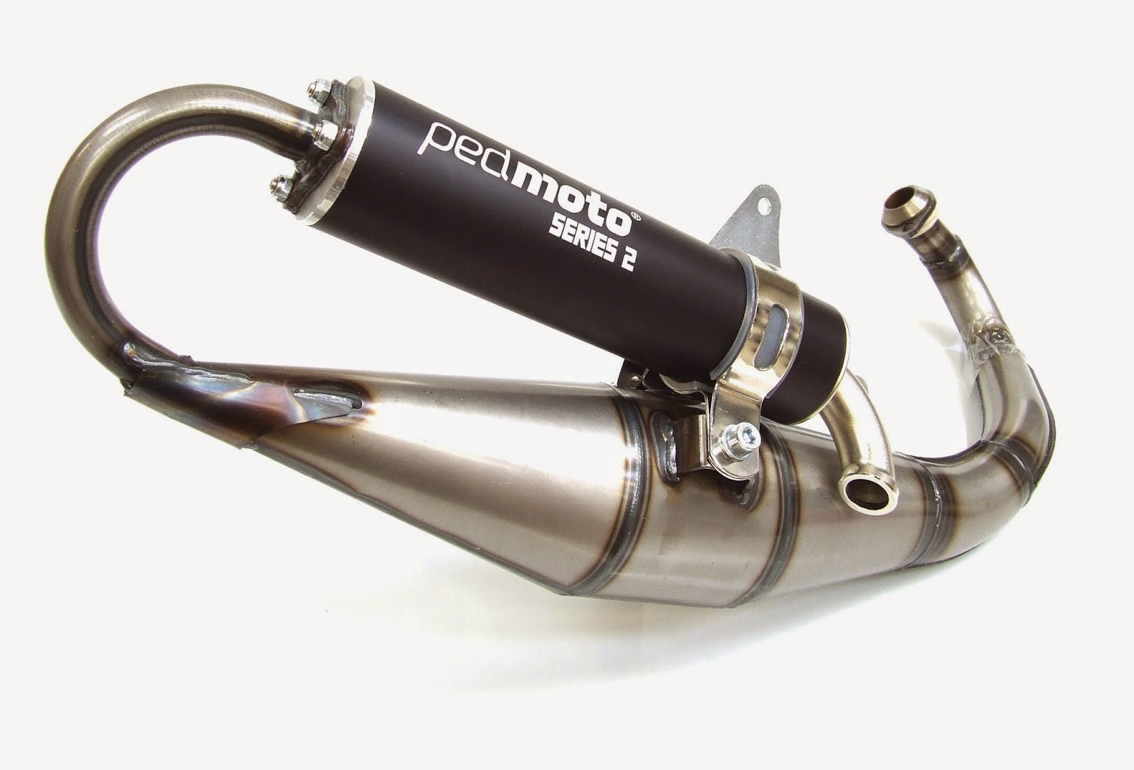 Pedmoto Series 2 Exhaust For Gilera Runner And Piaggio Zip Mk2