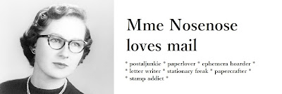 Mme Nosenose loves mail