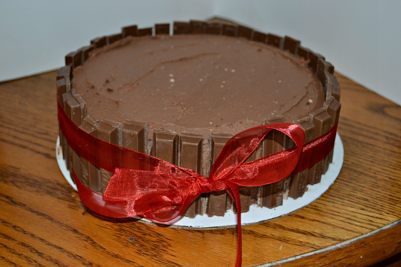 Triple Chocolate Cake with Kit Kat's HezziD's Books and Cooks