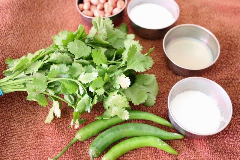 Recipe of Peanut Coriander Chutney How to Make Peanut Coriander