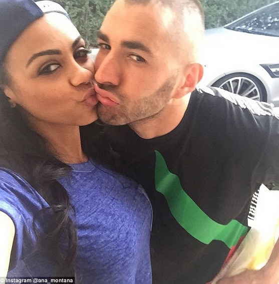 Karim Benzema dan Analica Chaves Karim Benzema dan Analica Chaves