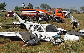AVIÃO BIMOTOR COM 5 PESSOAS CAI NO SUDOESTE PARAENSE