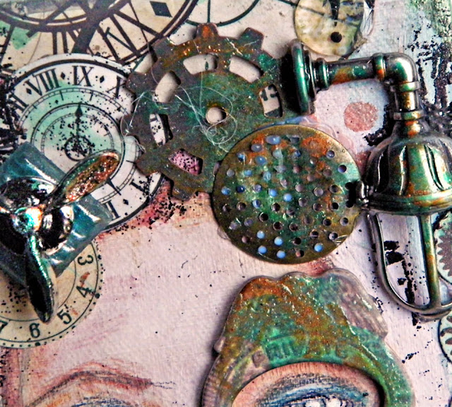 Scraps of Darkness scrapbook kits: Mixed media steampunk portrait canvas by Lisa Novogrodsk, created with our Sept. Tanya's Industrial Odyssey kit. Our available kits are here: www.scrapsofdarkness.com Scraps of Darkness scrapbook kits: Mixed media steampunk portrait canvas by Lisa Novogrodsk, created with our Sept. Tanya's Industrial Odyssey kit.