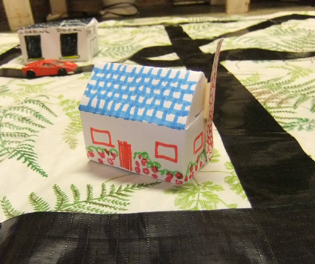 Pauline Persing Art, Writing,& Natural History Easy Folded Paper Houses