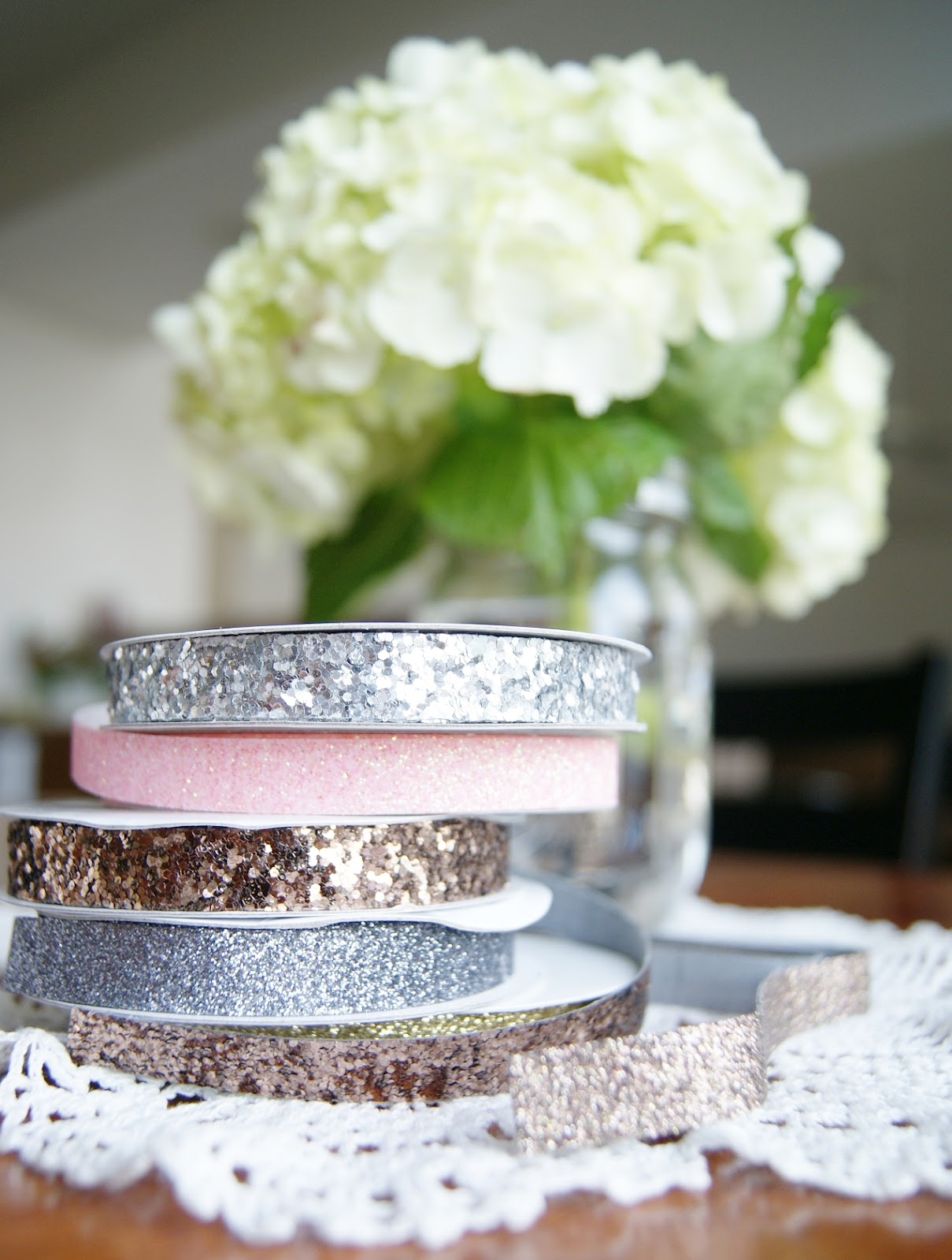 Awesomeness of Crafting Made with American Crafts Glitter Tape.