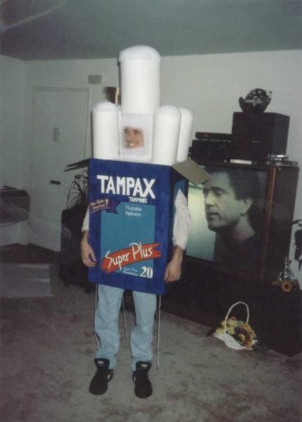Tampax tampon Halloween costume