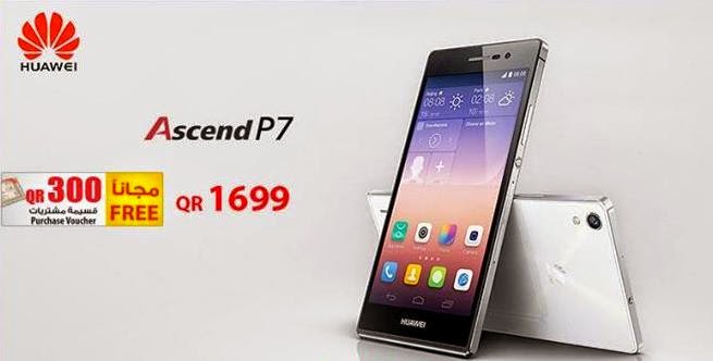 سعر جوال Huawei Ascend P7 فى مكتبة جرير