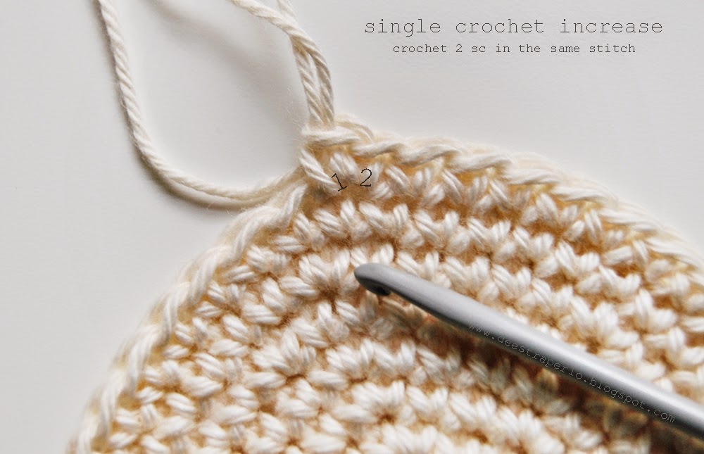 De Estraperlo: How to increase and decrease single crochet