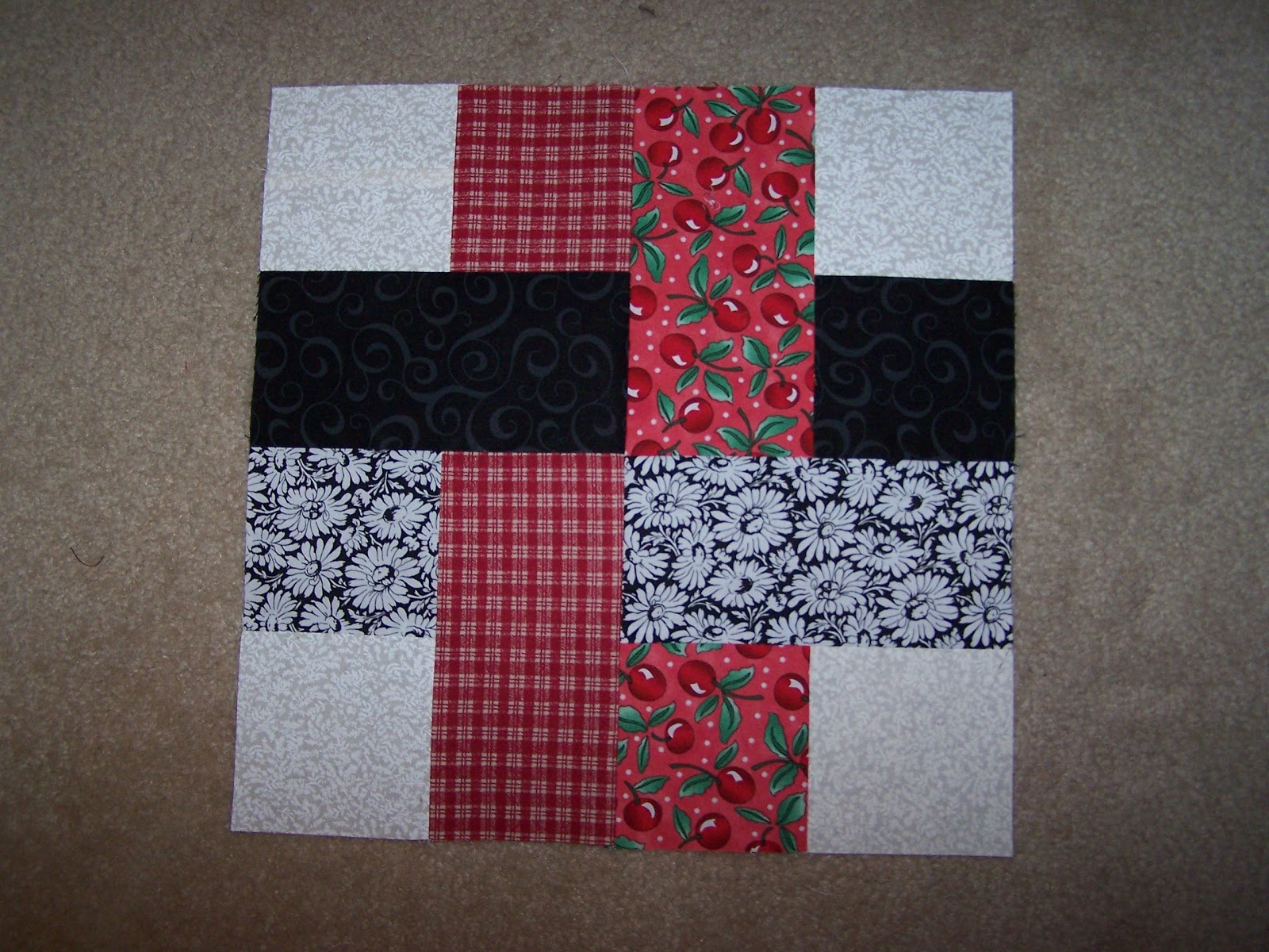 Scraps R Us Woven Ribbon Quilt Blocks for Charity Quilt