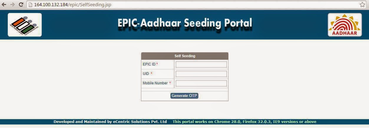 Online Voter Registration and aadhar card linking Online Voter Registration and aadhar card linking