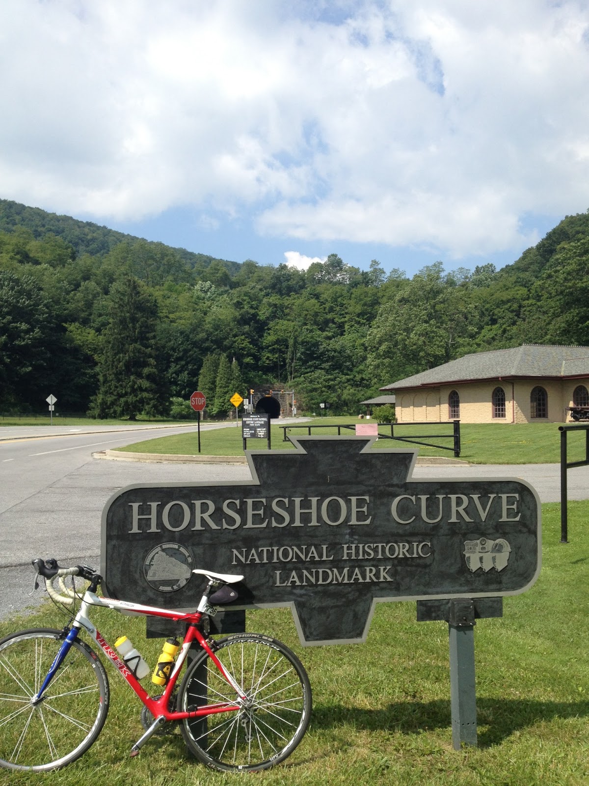 Peace on a Bike Horseshoe Curve