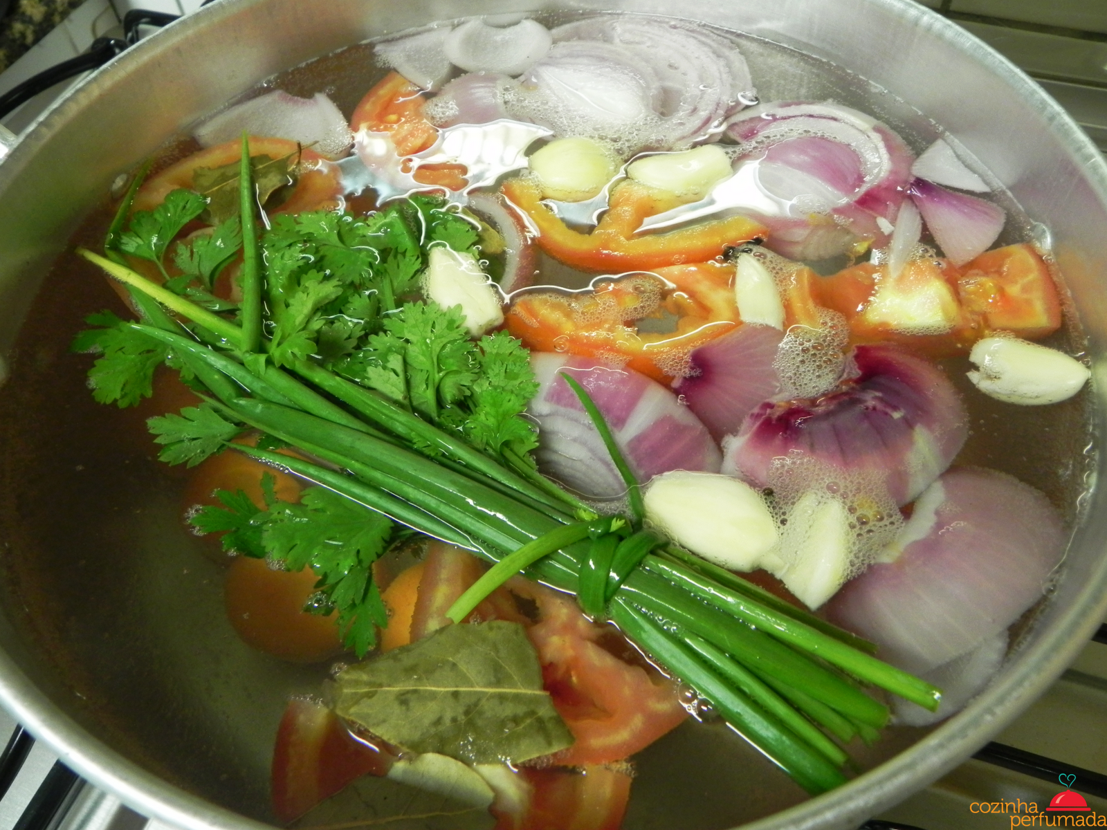 Cozinha Perfumada Caldo de legumes básico!