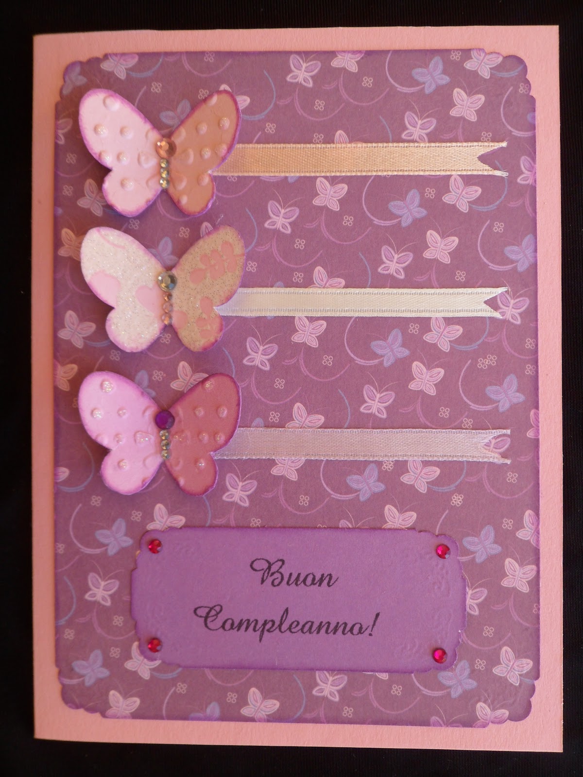Chichi's Scrap Card Farfalle di Compleanno