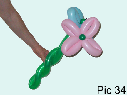 Balloon Animals Twisting Instructions How To Make Balloon Flower