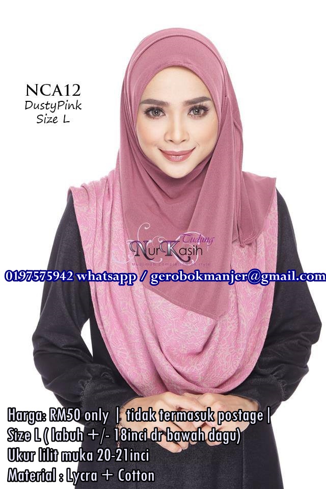 SHAWL INSTANT NADIA NURKASIH CORAK L