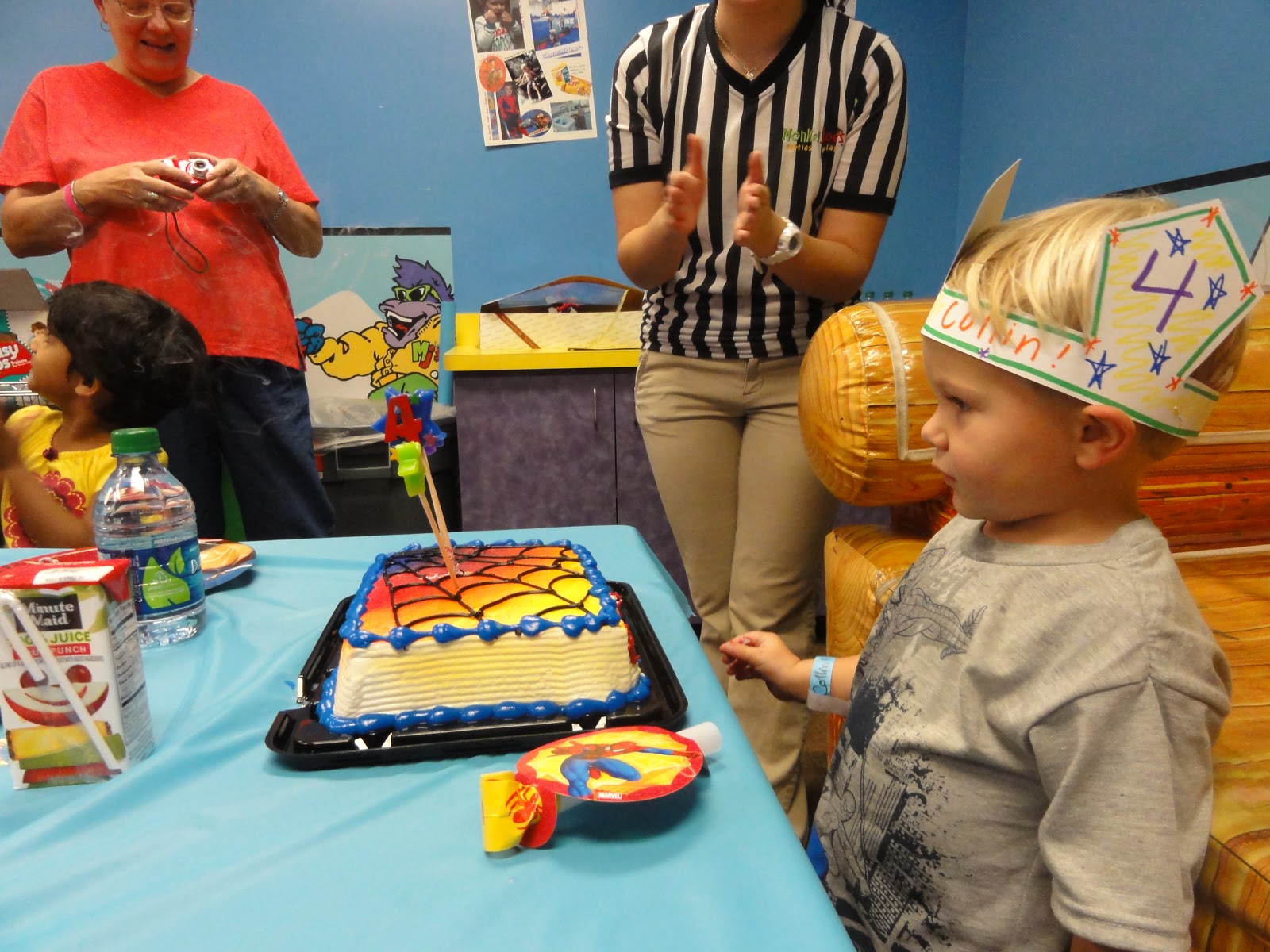 Collin Monkey Joe's Birthday Party