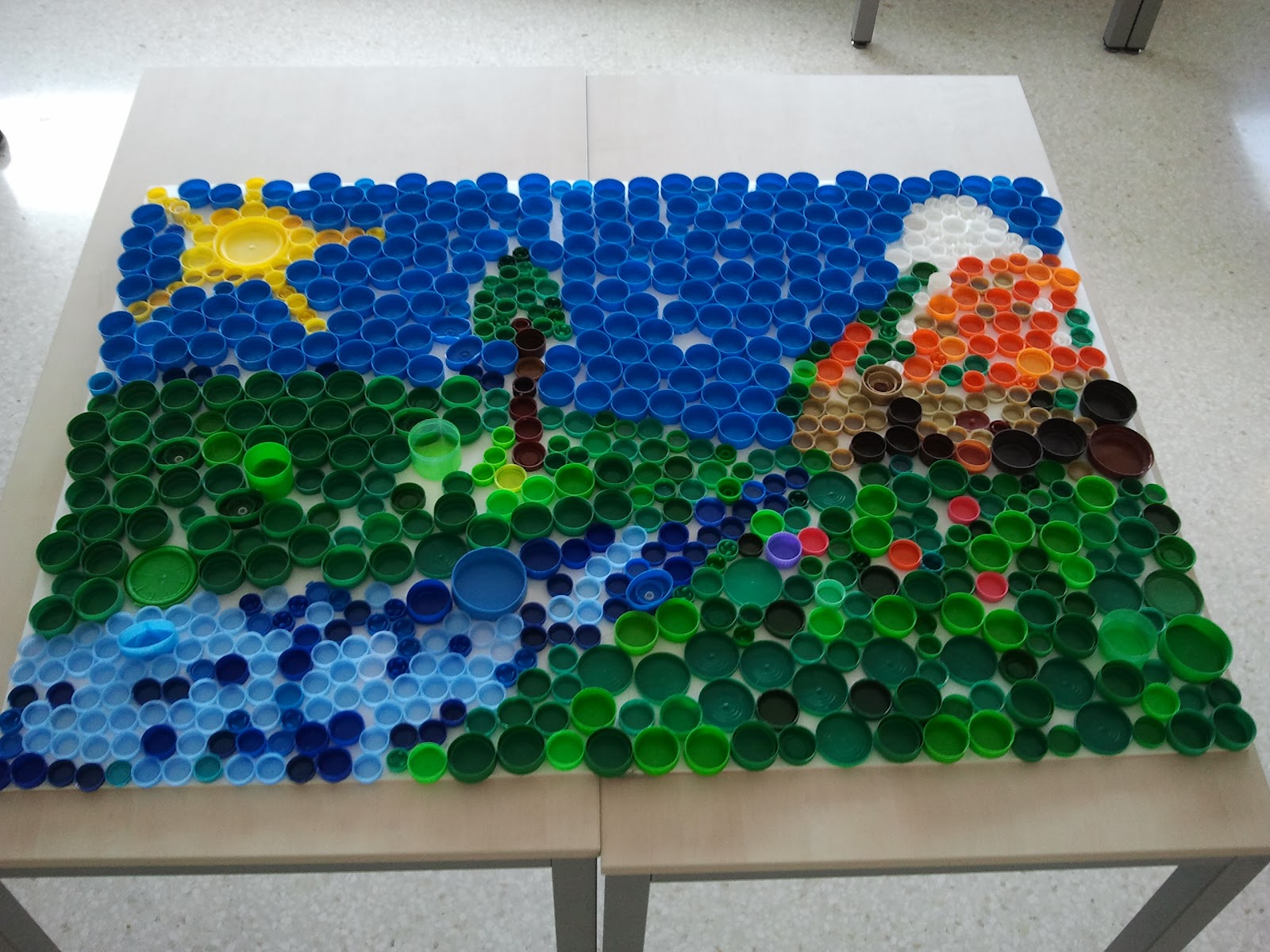 un paisaje hecho con material reciclable a la acci 211 n actividad desechos grupo 1 3 el un paisaje hecho con material reciclable a la acci 211 n actividad desechos grupo 1 3 el