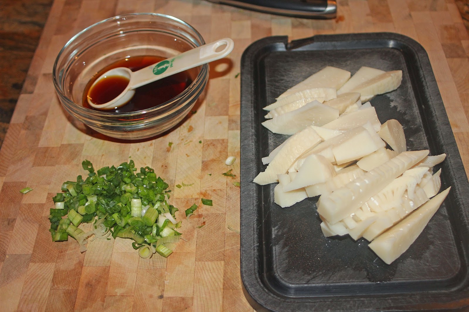 The Grub Files Cooking with Camissonia Soy Braised Bamboo Shoots