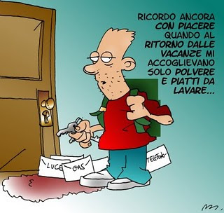 rientro bentornati vetrina ferie nicedie barzellette sorpresa