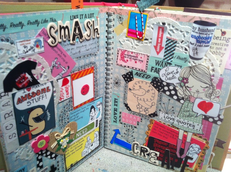 Как сделать smash book