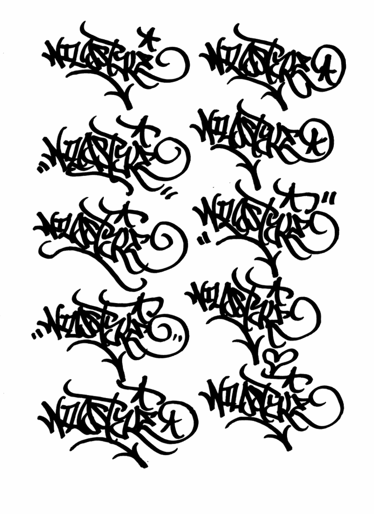 Graffiti Collection Ideas How To Make The Graffiti Alphabet Style With Pencil