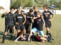 Some of Dawson's soccer team.