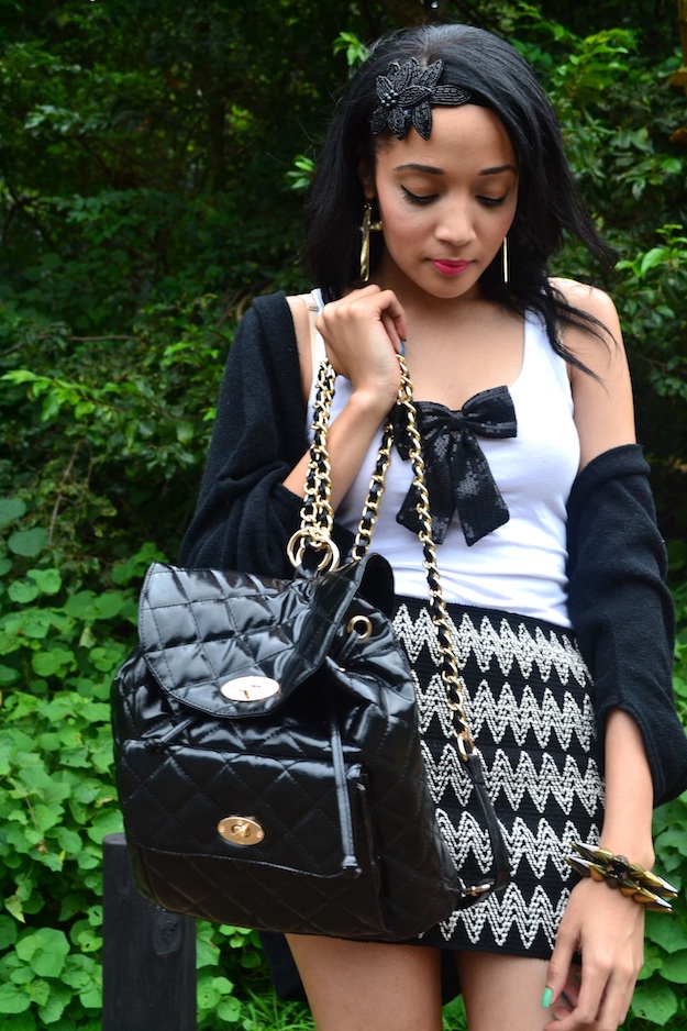 Quilted Bag | Textured Skirt