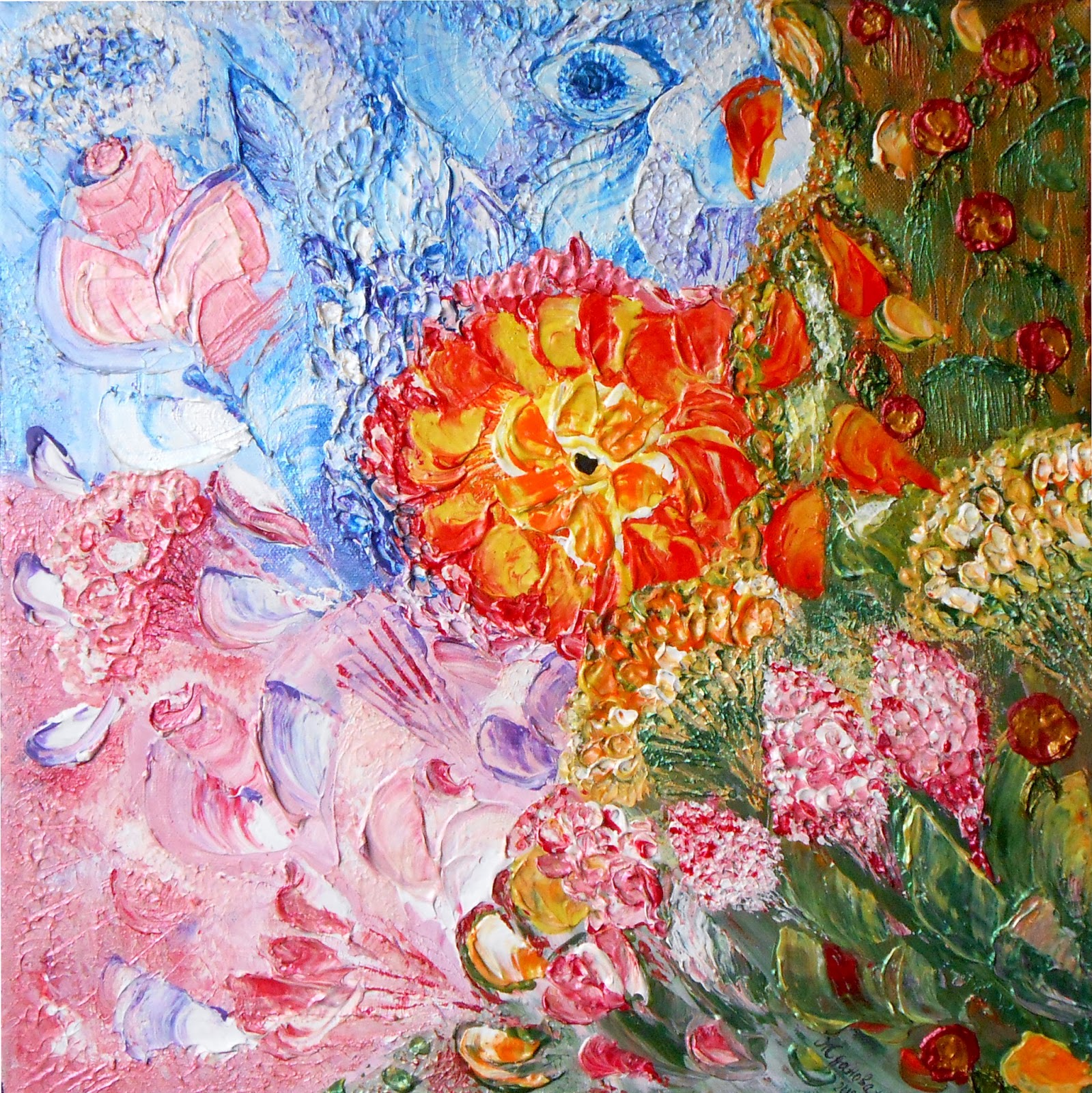 Original Paintings for Interior, Exclusive Digital Print April 2013