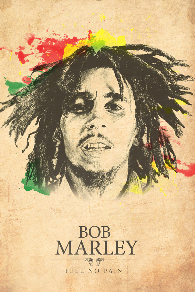 Bob Marley - iPhone 5 Wallpaper - Pocket Walls :: HD iPhone Wallpapers