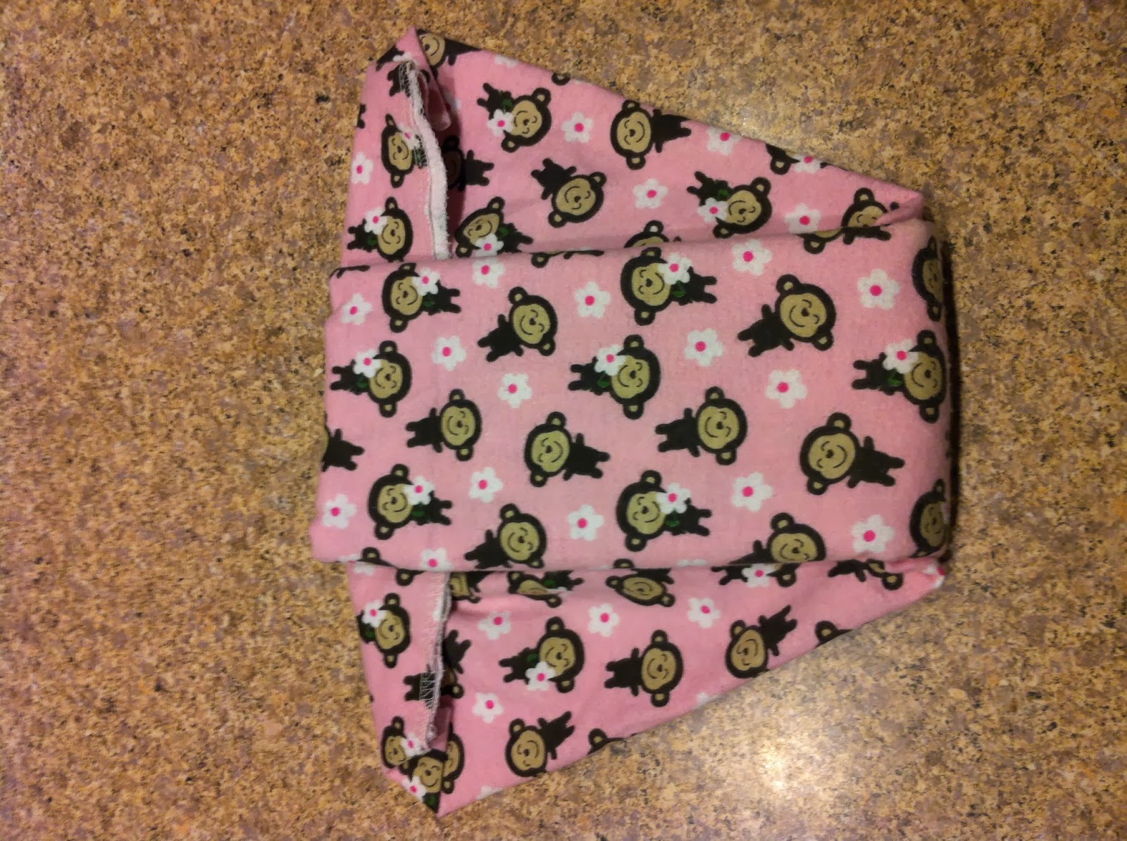 One Crunchy Square Receiving Blankets as Cloth Diapers