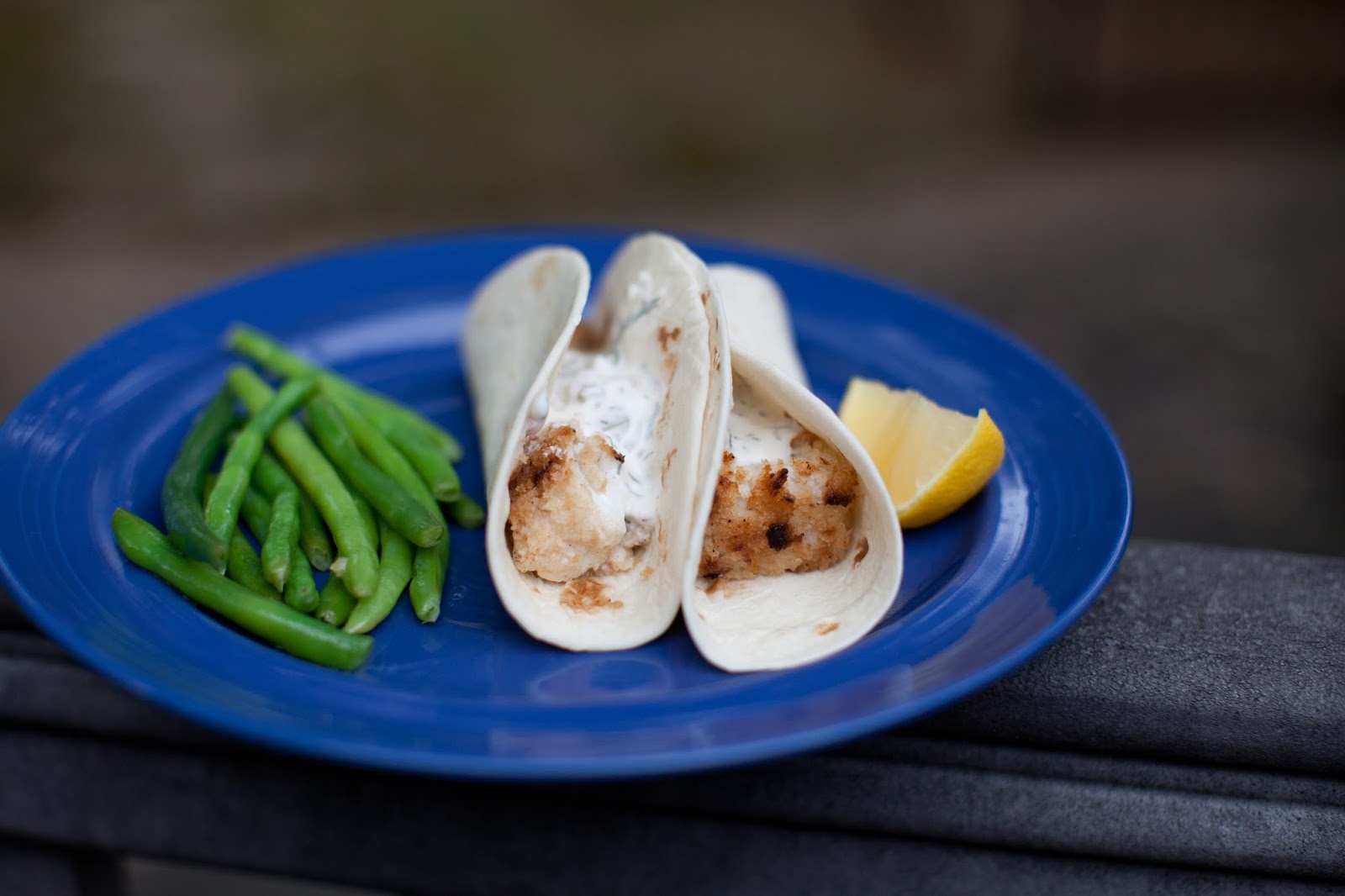 Taco Tuesday Crispy Fish Tacos with Lemon Dill Sauce Klein dot Co