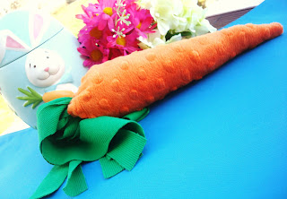Carrot Plush Dog Toy