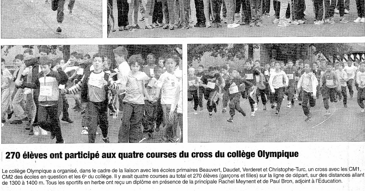 village olympique grenoble Cross 2013 du Collège Olympique
