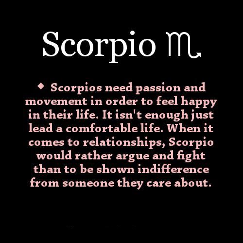 De quoi un Scorpion a-t-il besoin dans l'amour?