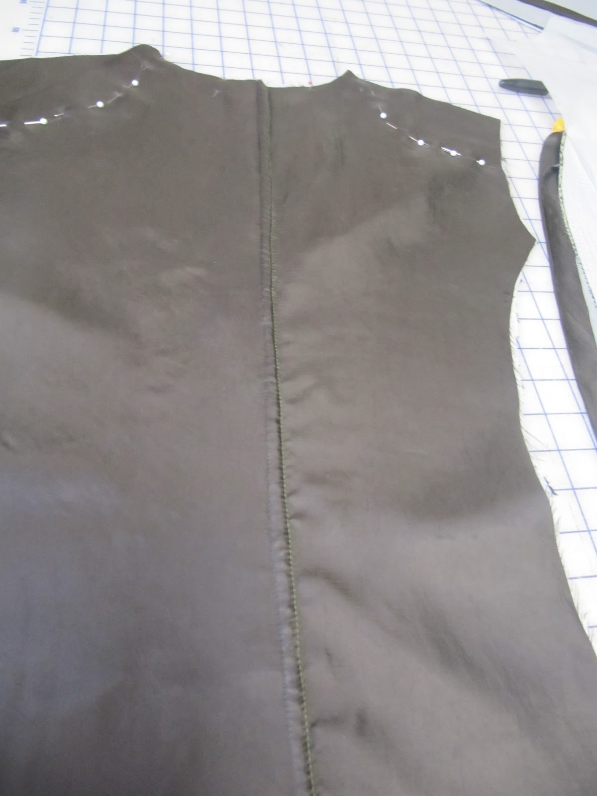 Lucky Sew and Sew Stitch and Flip Jacket Progress