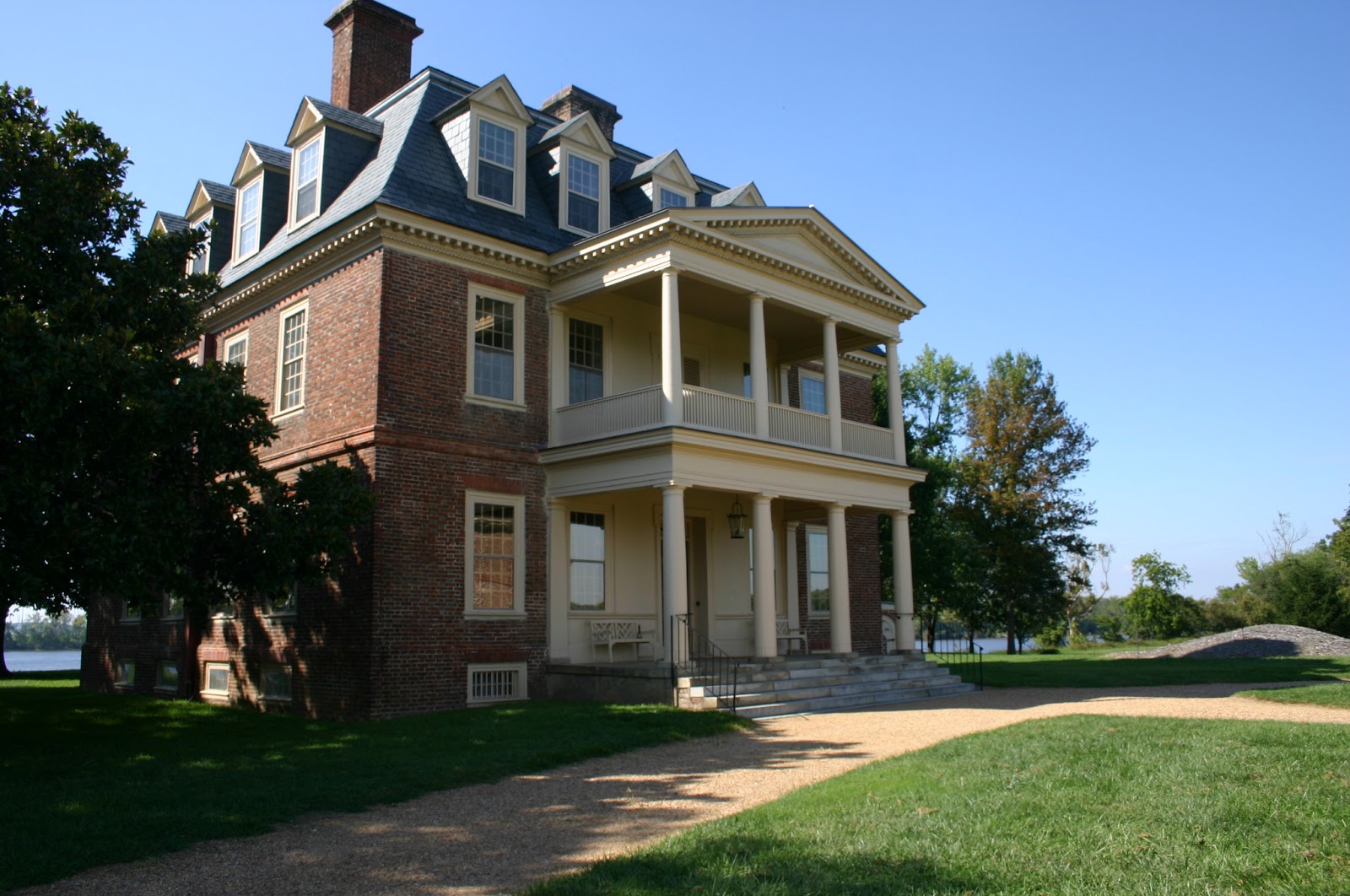 Old Roads Once Traveled James River Shirley Plantation Great House