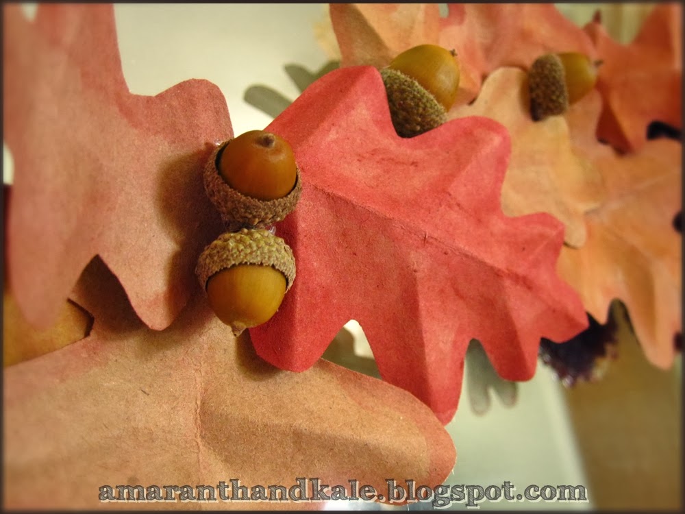 Amaranth & Kale Brown Paper Bag Leaves