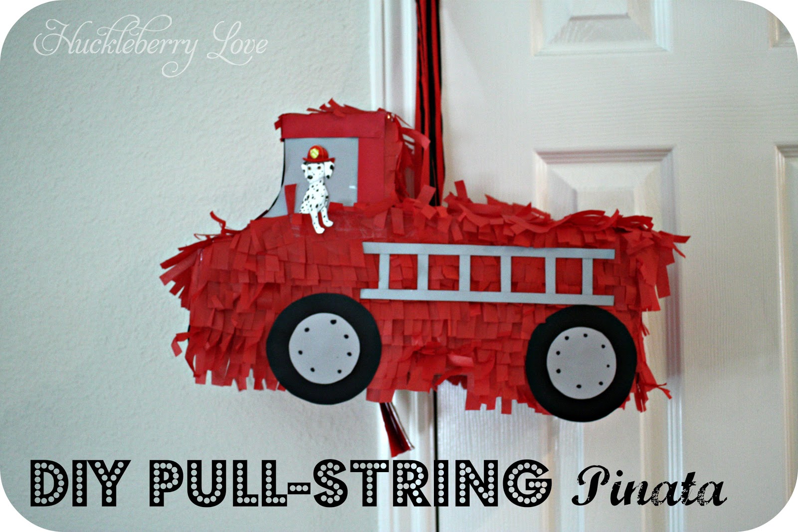 Huckleberry Love DIY Pull String Piñata