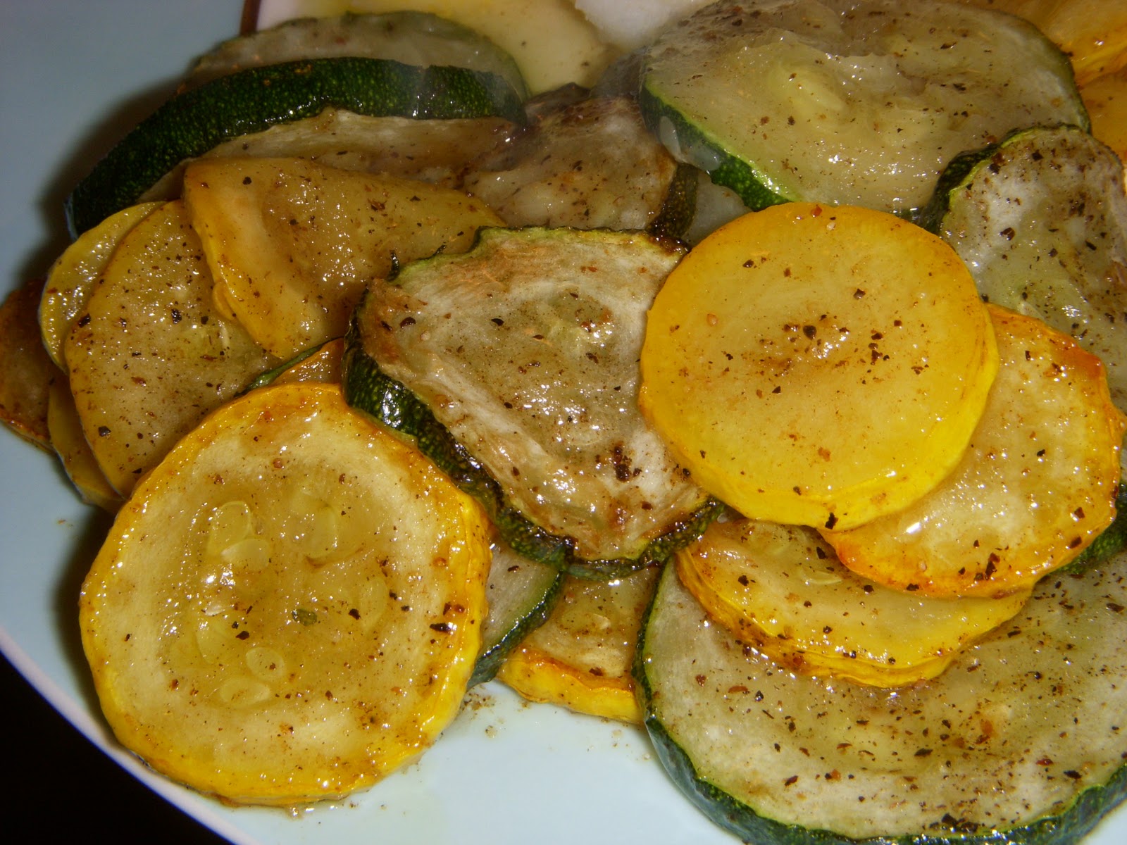 What's Sara Cookin'? pan fried zucchini and squash.
