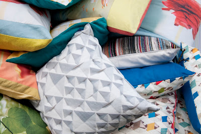 Modern and colourful cushions by Ella Doran Modern and colourful cushions by Ella Doran