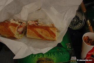 fly fishing sandwich