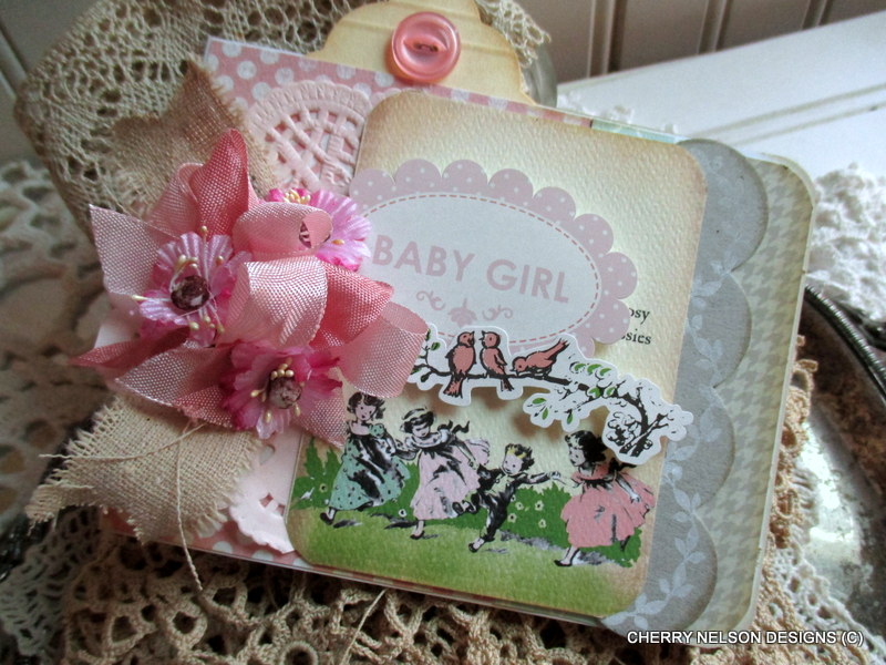 Cherry's Jubilee Baby boy and girl cards...