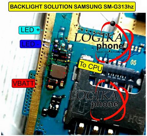 Trikserviceponsel Samsung Galaxy V Lampu Lcd Padam
