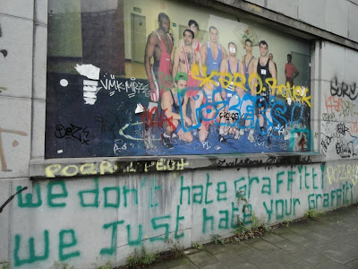 we dont hate graffiti, we just hate your graffiti