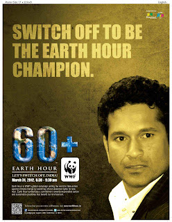 An iniative to bring awareness to the people of india about the earth hour