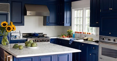 New Kitchen Designs: Dark Blue Kitchen Design