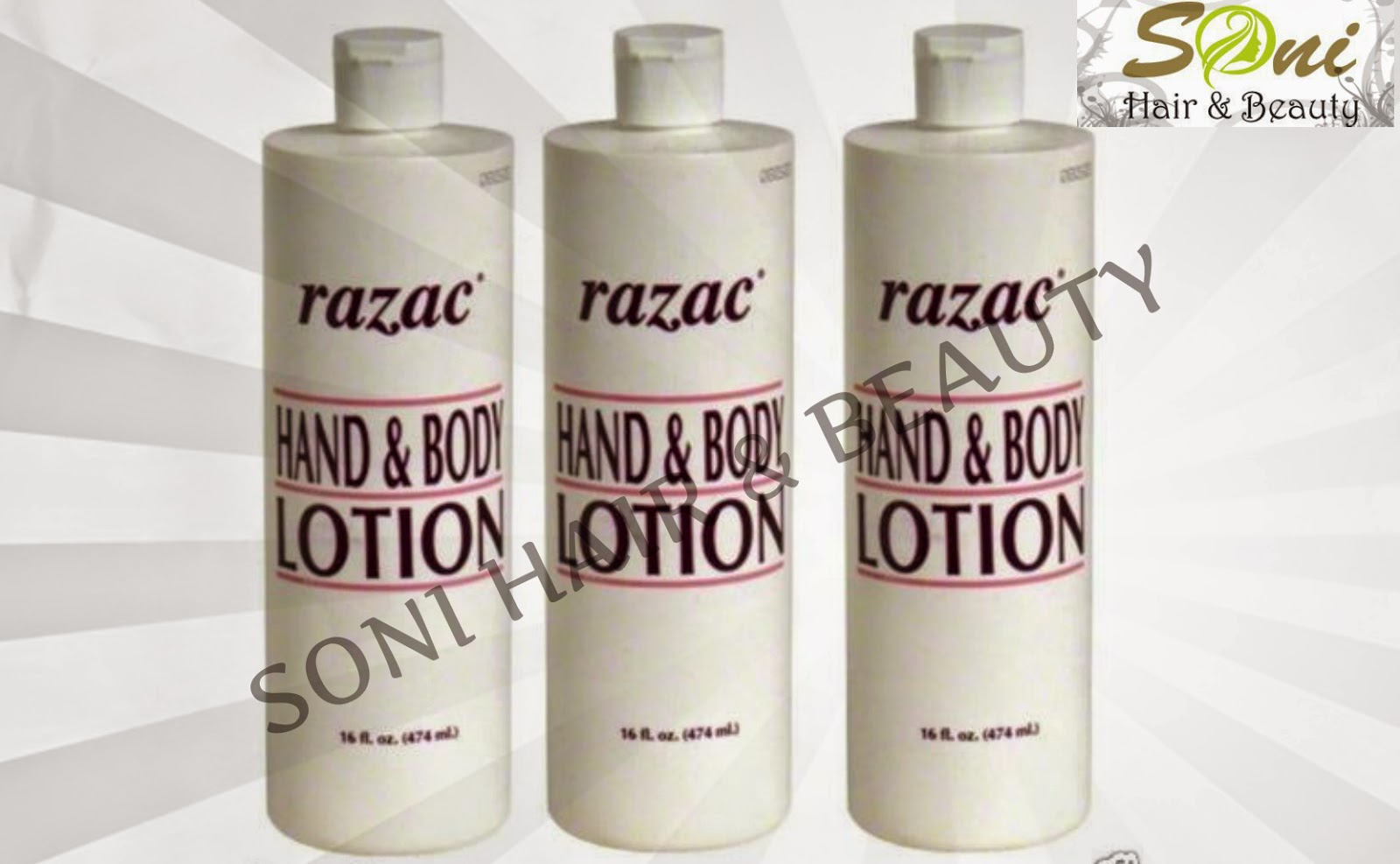 Razac Hand & Body lotion 474ml Special Offer (3 Pack Deal) eBay