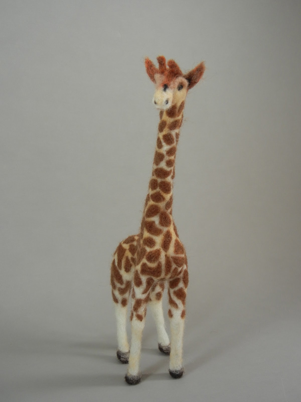 Figures & Fibers Needle Felted Giraffe