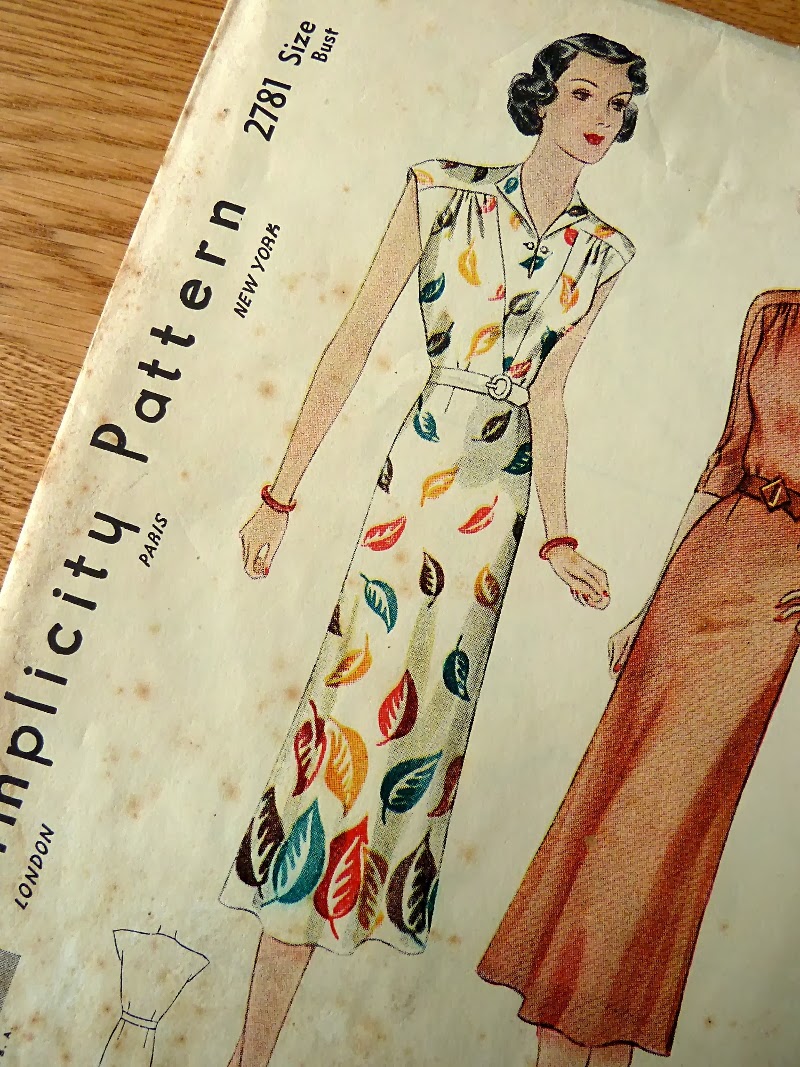 Vintage Sewing Pattern Pledge will you join me? A Stitching Odyssey
