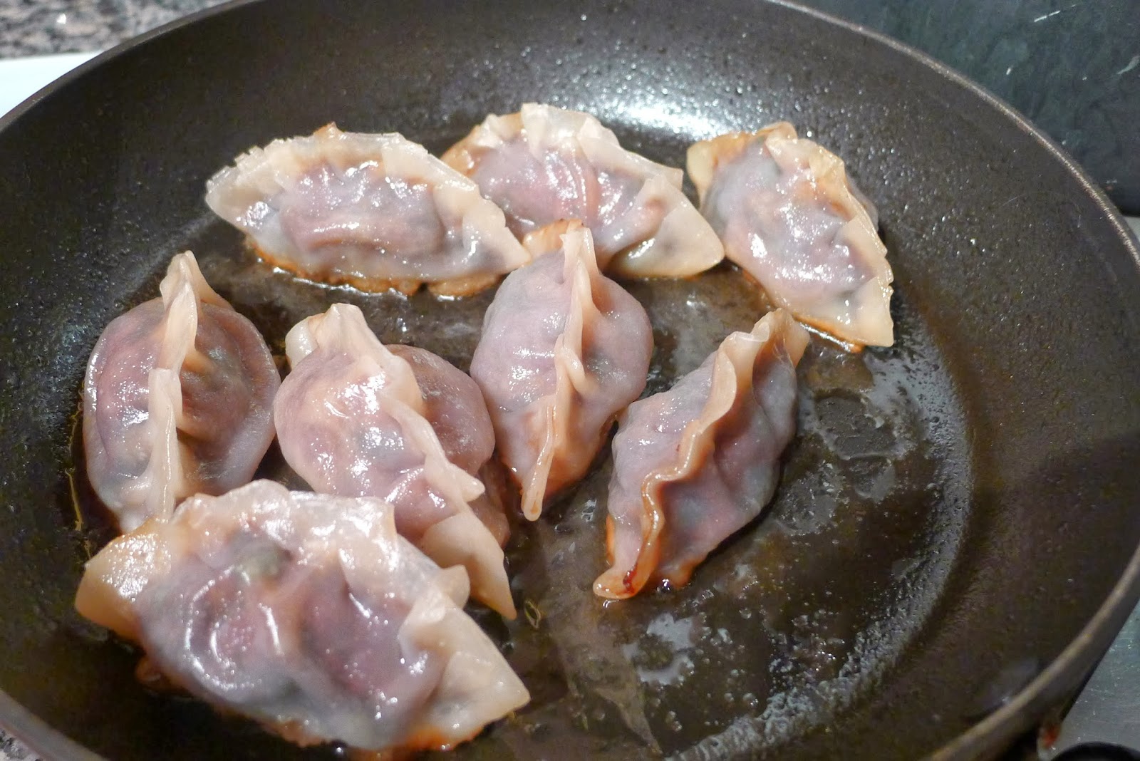 Culinary Adventures in London Pork & Ginger Gyoza with Dipping Sauce